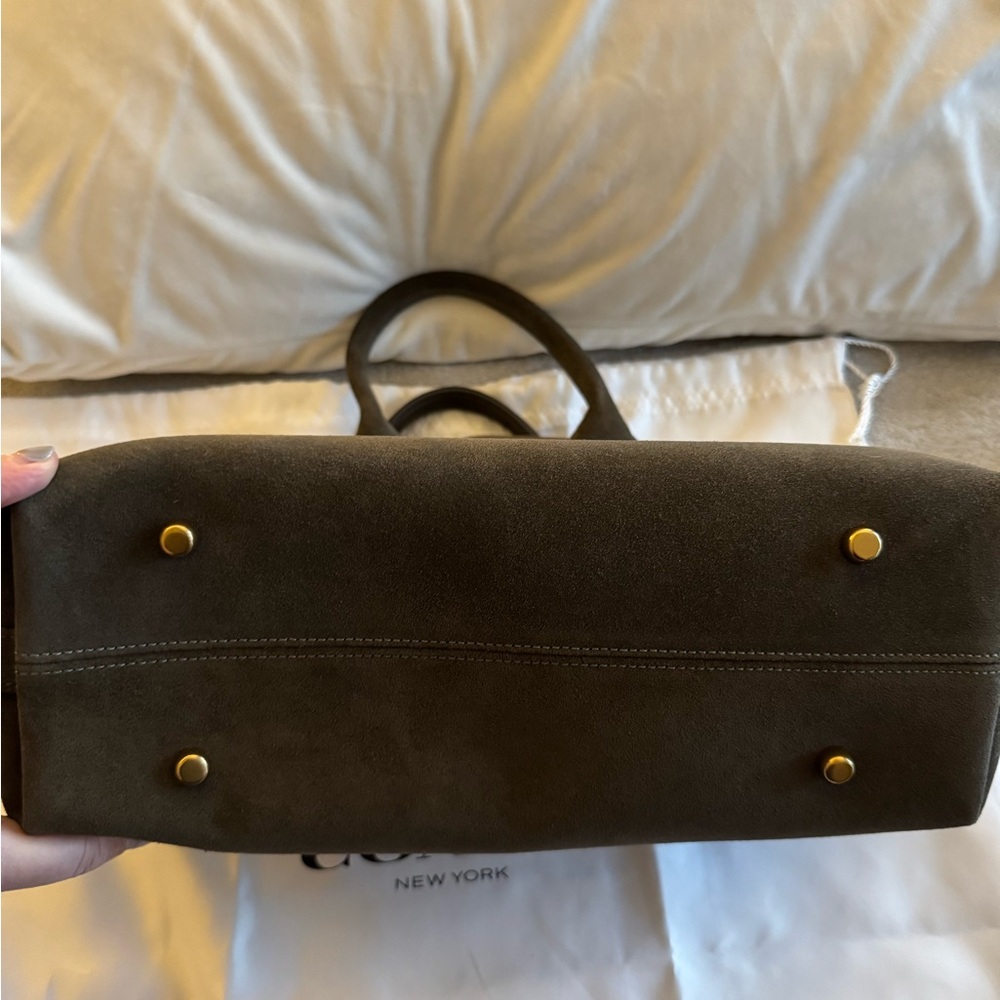 Coach Empire 28 Olive Green Suede - Picture 9 of 15